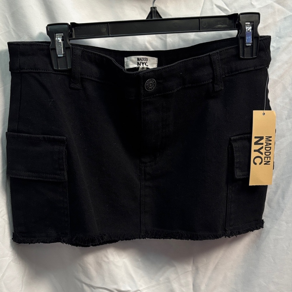 Madden NYC Black Mini Skirt